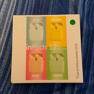 Brand new- mint colored, Bluetooth headphones